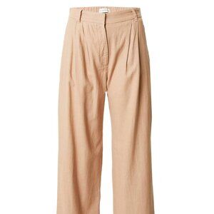 NWT Abercrombie & Fitch / Sloane style Linen-Blend Tailored Wide Leg Pant small